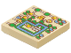Part No: 3068pb2302  Name: Tile 2 x 2 with Super Mario World Map with Castle and Moat Pattern