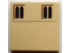 Part No: 3068pb2331  Name: Tile 2 x 2 with Dark Brown Windows and Reddish Brown Lines Pattern (Sticker) - Set 71043