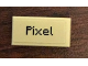 Part No: 3069pb0744  Name: Tile 1 x 2 with 'Pixel' Pattern (Sticker) - Set 21144