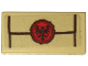 Part No: 3069pb1231  Name: Tile 1 x 2 with Envelope with Red Wax Seal with Falcon Imprint Pattern (Sticker) - Set 10332