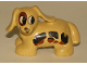 Part No: 31101pb02  Name: Duplo Dog Dachshund with Black and Brown Spots Pattern