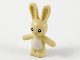 Part No: 66965pb01  Name: Bunny / Rabbit Standing with Black Eyes, Dark Tan Nose and Mouth, White Stomach Pattern