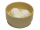 Part No: 72601pb01  Name: Duplo Bamboo Steamer with Molded White Baozi Dumplings Pattern