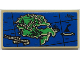 Part No: 87079pb0983  Name: Tile 2 x 4 with Map Island with Mountains, 'MT', Volcano and 'ISLAND OF NINJAGO' Pattern (Sticker) - Set 70657
