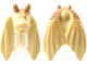 Part No: 92743pb01  Name: Minifigure, Head, Modified SW Gungan Flat Eyes with Nougat Top Pattern