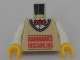 Part No: 973pb2742c01  Name: Torso 'DANMARKS INDSAMLING' on Front, Lego Logo on Back Pattern / White Arms / Yellow Hands