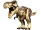 Part No: trex11  Name: Dinosaur Tyrannosaurus rex with Dark Tan Back, Dark Brown Markings and Scars