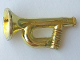 Part No: x96  Name: Minifigure, Utensil Musical Instrument, Bugle / Trumpet