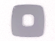 Part No: 46576pls  Name: Clikits, Icon Accent Plastic Square 2 1/2 x 2 1/2
