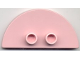 Part No: 3808  Name: Duplo Tile, Modified 2 x 4 x 1/3 (Thin) Half Circle with 2 Studs