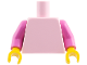 Part No: 973c003  Name: Torso Plain / Dark Pink Arms / Yellow Hands