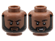 Part No: 3626pb3062  Name: Minifigure, Head Dual Sided Black Eyebrows and Beard, Neutral / Grin with Raised Left Eyebrow Pattern
