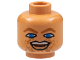Part No: 3626pb0138  Name: Minifigure, Head NBA Dirk Nowitzki Pattern
