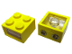 Part No: 08010cc01  Name: Electric, Light Brick 4.5V 2 x 2 with 2 Plug Holes, Trans-Clear Smooth Lens
