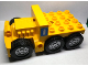 Part No: 1326c01pb01  Name: Duplo Truck Semi-Tractor Chassis with Fire Extinguisher and Headlights Pattern (Stickers) - Set 7844