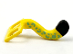 Part No: 15504pb05  Name: Minifigure Costume Tail Cat with Black Tip and Medium Azure Rosettes Pattern