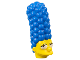 Part No: 15522c01pb01  Name: Minifigure, Head, Modified Simpsons Marge Simpson - Eyes Looking Right Pattern