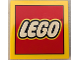 Part No: 1751pb015  Name: Tile 4 x 4 with LEGO Logo Pattern