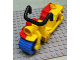 Part No: 2126c02  Name: Duplo Motorcycle for Circus Cannonball Clown