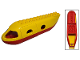 Part No: 2150c05  Name: Duplo Airplane Jetliner Fuselage with Red Base