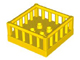 Part No: 2252c01  Name: Duplo, Furniture Playpen 4 x 4 with 4 Studs Inside