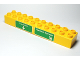 Part No: 2291pb04  Name: Duplo, Brick 2 x 10 with 'Truckville' and 'Radiator Springs' Pattern