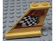 Part No: 2340pb002L  Name: Tail 4 x 1 x 3 with Black and White Checkered Flag, Red Line and Number 5 Pattern Model Left Side (Sticker) - Set 8225