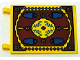 Part No: 2525px3  Name: Flag 6 x 4 with Oriental Rug Pattern