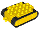 Part No: 25600c01  Name: Duplo Caterpillar Base with Black Treads