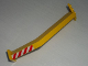 Part No: 2641pb001  Name: Support Crane Stand Single with Red and White Danger Stripes Pattern (Sticker) - Set 6541