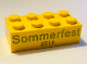 Part No: 3001pb147  Name: Brick 2 x 4 with 'Sommerfest 2014' Pattern on Both Sides