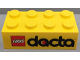 Part No: 3001pb197  Name: Brick 2 x 4 with LEGO Dacta Logo Pattern