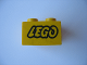 Part No: 3003pb001  Name: Brick 2 x 2 with Lego Logo Open O Style Black Outline Pattern