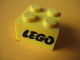 Part No: 3003px5  Name: Brick 2 x 2 with Lego Logo Open O Style Black Pattern (Samsonite)