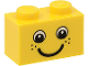 Part No: 3004pb085  Name: Brick 1 x 2 with Eyes and Freckles and Smile Pattern