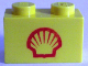 Part No: 3004px26  Name: Brick 1 x 2 with Shell Logo I Small Pattern