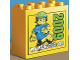 Part No: 30144pb054  Name: Brick 2 x 4 x 3 with www.LEGOclub.com 2009 and Max Pattern