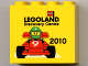 Part No: 30144pb072  Name: Brick 2 x 4 x 3 with Legoland Discovery Centre 2010 Formula 1 Racing Car Pattern