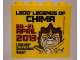 Part No: 30144pb141  Name: Brick 2 x 4 x 3 with Legoland Deutschland Resort Legends of Chima 20.-21. April 2013 Pattern