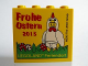 Part No: 30144pb162  Name: Brick 2 x 4 x 3 with Legoland Feriendorf 2015 Frohe Ostern Pattern
