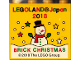 Part No: 30144pb258  Name: Brick 2 x 4 x 3 with LEGOLAND Japan, '2018 BRICK CHRISTMAS', Stars, Snowman, and Snow Pattern