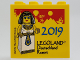 Part No: 30144pb261  Name: Brick 2 x 4 x 3 with LEGOLAND Deutschland Resort, '2019', and Egyptian Queen Minifigure Pattern