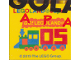 Part No: 30144pb279  Name: Brick 2 x 4 x 3 with LEGOLAND Japan, 'GO! LEGOLAND', and Train with '05' Pattern