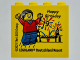 Part No: 30144pb328  Name: Brick 2 x 4 x 3 with Happy Birthday 19 LEGOLAND Deutschland Resort Pattern