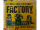 Part No: 30144pb333  Name: Brick 2 x 4 x 3 with LEGOLAND Japan, Black 'FACTORY', and Medium Blue, Green, and White Machine Pattern