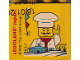 Part No: 30144pb341  Name: Brick 2 x 4 x 3 with LEGOLAND Japan, Chef Minifigure (Gordon Zola), and Skyline Pattern