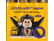 Part No: 30144pb351  Name: Brick 2 x 4 x 3 with LEGOLAND Japan, Vampire Minifigure, Bats, Jack O' Lanterns, and Dark Purple Capital Letter O Pattern