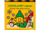 Part No: 30144pb355  Name: Brick 2 x 4 x 3 with LEGOLAND Japan, Elf Minifigure, Presents, Snowman, and Snowflakes Pattern