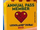 Part No: 30144pb356  Name: Brick 2 x 4 x 3 with LEGOLAND Dubai 2021 Annual Pass Member Pattern