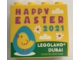 Part No: 30144pb369  Name: Brick 2 x 4 x 3 with LEGOLAND Dubai 2021 Happy Easter Pattern